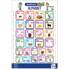 WALL CHART - ALPHABET - MARLIN
